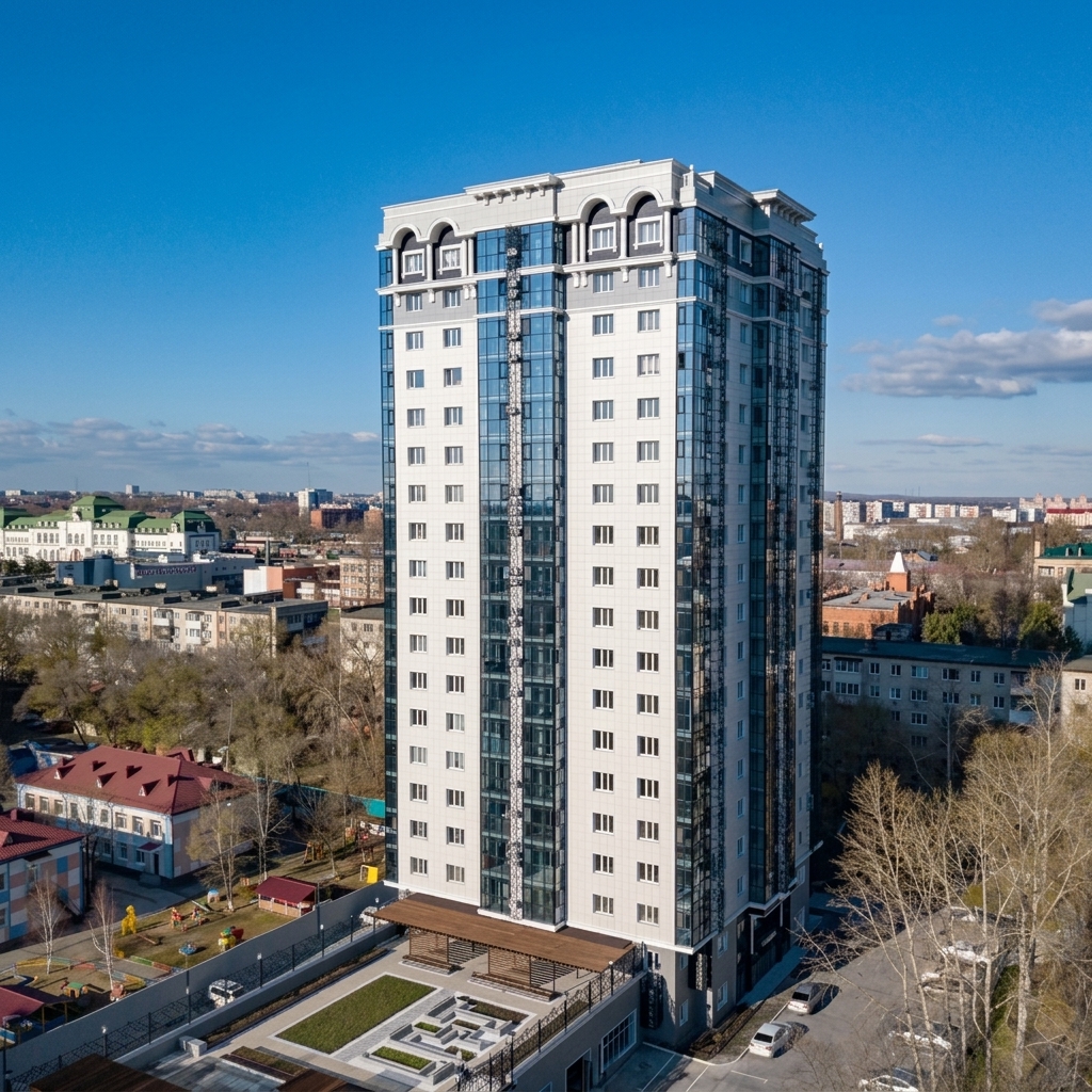 Стеклянная перегородка